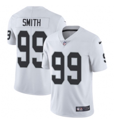Nike Raiders #99 Aldon Smith White Mens Stitched NFL Vapor Untouchable Limited Jersey