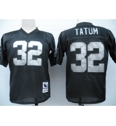 Oakland Raiders 32 Jack Tatum black jerseys Throwback