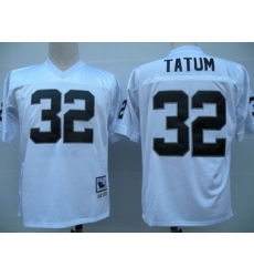 Oakland Raiders 32 Jack Tatum white Jerseys Throwback