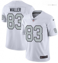 Oakland Raiders 83 Darren Waller White Rush Limited Jersey