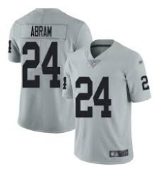 Raiders 24 Abram grey fashion jersey