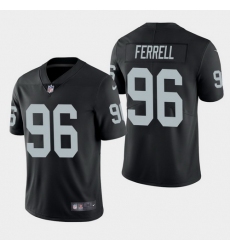 Raiders 96 Clelin Ferrell Black 2019 NFL Draft First Round Pick Vapor Untouchable Limited Jersey
