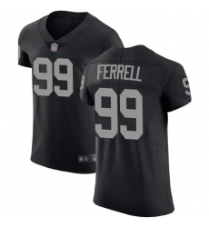 Raiders 99 Clelin Ferrell Black Team Color Men Stitched Football Vapor Untouchable Elite Jersey