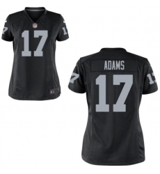 Women Las Vegas Raiders #17 Davante Adams Black Vapor Limited Stitched Jersey