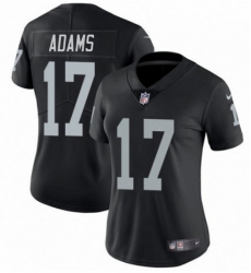 Women Las Vegas Raiders 17 Davante Adams Black Vapor Untouchable Limited Stitched Jersey