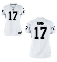 Women Las Vegas Raiders #17 Davante Adams White  Vapor Limited Stitched Jersey