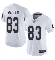 Women Raiders 83 Darren Waller White Stitched Football Vapor Untouchable Limited Jersey