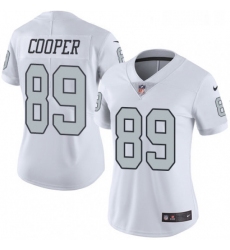 Womens Nike Oakland Raiders 89 Amari Cooper Elite White Rush Vapor Untouchable NFL Jersey
