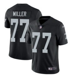 Nike Raiders #77 Kolton Miller Black Team Color Youth Stitched NFL Vapor Untouchable Limited Jersey