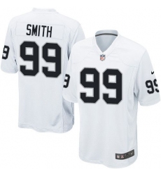 Nike Raiders #99 Aldon Smith White Youth Stitched NFL Elite Jersey