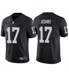Youth  Las Vegas Raiders 17 Davante Adams Black Vapor Limited Stitched Jersey