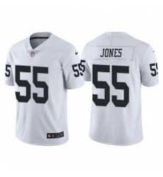Youth Las Vegas Raiders 55 Chandler Jones White Vapor Untouchable Limited Stitched NFL Jersey