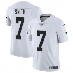 Youth Las Vegas Raiders 7 Geno Smith White 2025 Vapor Stitched Football Jersey