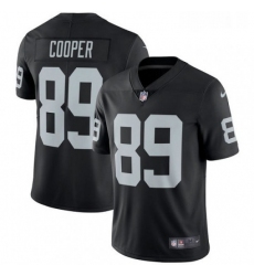 Youth Nike Oakland Raiders 89 Amari Cooper Black Team Color Vapor Untouchable Limited Player NFL Jersey