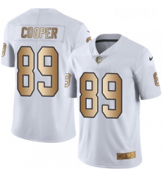 Youth Nike Oakland Raiders 89 Amari Cooper Limited WhiteGold Rush NFL Jersey