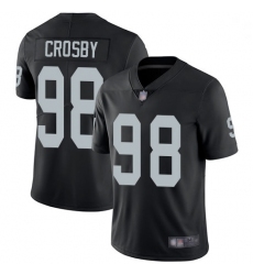 Youth Raiders 98 Maxx Crosby Black Team Color Stitched Football Vapor Untouchable Limited Jersey