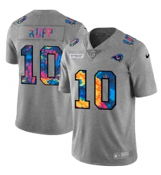 Los Angeles Rams 10 Cooper Kupp Men Nike Multi Color 2020 NFL Crucial Catch NFL Jersey Greyheather