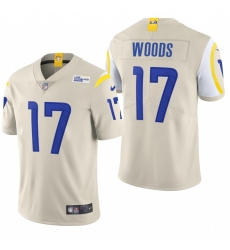 Los Angeles Rams 17 Robert Woods Men Nike Bone 2020 Vapor Untouchable Limited NFL Jersey