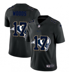 Los Angeles Rams 17 Robert Woods Men Nike Team Logo Dual Overlap Limited NFL Jersey Black