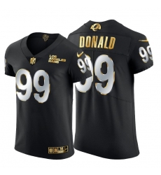 Los Angeles Rams 99 Aaron Donald Men Nike Black Edition Vapor Untouchable Elite NFL Jersey