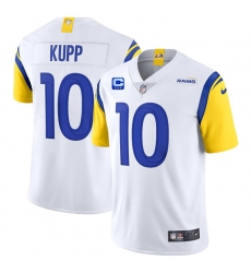 Men Los Angeles Rams 2022 #10 Cooper Kupp White With 3-star C Patch Vapor Untouchable Limited Stitched NFL Jersey