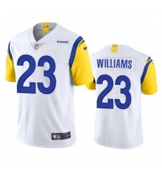 Men Los Angeles Rams 23 Kyren Williams White Vapor Untouchable Limited Stitched Football Jersey