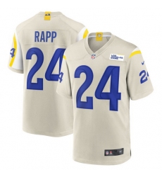 Men Los Angeles Rams #24 Taylor Rapp Bone Stitched Football Limited Jersey