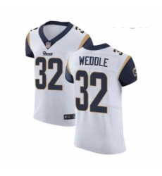 Men Los Angeles Rams 32 Eric Weddle White Vapor Untouchable Elite Player Football Jersey