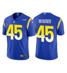 Men Los Angeles Rams 45 Bobby Wagner Royal Vapor Untouchable Limited Stitched Football jersey
