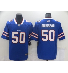 Men Nike Buffalo Bills Gregory Rousseau 50 Blue Vapor Limited Jersey