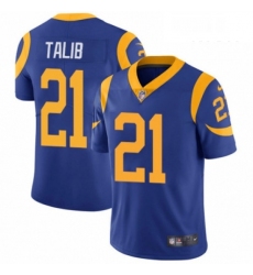 Men Nike Los Angeles Rams 21 Aqib Talib Royal Blue Alternate Vapor Untouchable Limited Player NFL Jersey