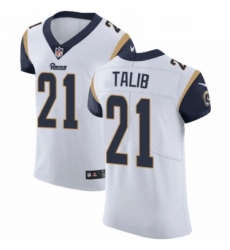 Men Nike Los Angeles Rams 21 Aqib Talib White Vapor Untouchable Elite Player NFL Jersey