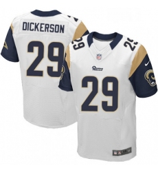 Men Nike Los Angeles Rams 29 Eric Dickerson White Vapor Untouchable Elite Player NFL Jersey