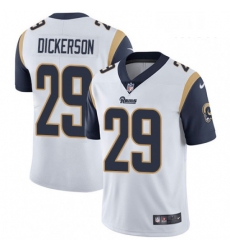 Men Nike Los Angeles Rams 29 Eric Dickerson White Vapor Untouchable Limited Player NFL Jersey