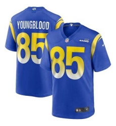 Men Nike Los Angeles Rams #85 Jack Youngblood New Blue Alternate Vapor Untouchable Limited Player NFL Jersey