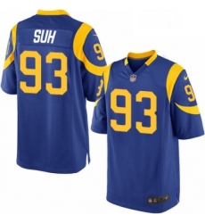 Men Nike Los Angeles Rams 93 Ndamukong Suh Game Royal Blue Alternate NFL Jersey