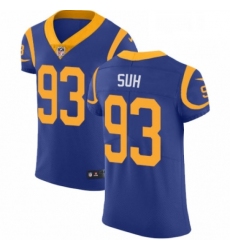 Men Nike Los Angeles Rams 93 Ndamukong Suh Royal Blue Alternate Vapor Untouchable Elite Player NFL Jersey