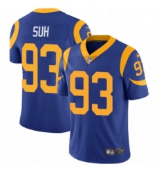 Men Nike Los Angeles Rams 93 Ndamukong Suh Royal Blue Alternate Vapor Untouchable Limited Player NFL Jersey