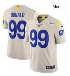 Men Nike Los Angeles Rams  Aaron Donald Bone 2020 New Vapor Untouchable Limited Jersey