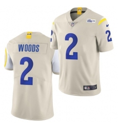 Nike Los Angeles Rams 2 Robert Woods Bone Vapor Untouchable Limited Jersey