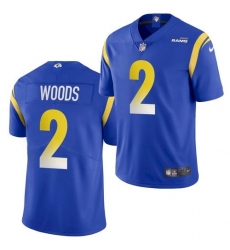Nike Los Angeles Rams 2 Robert Woods Royal Vapor Untouchable Limited Jersey