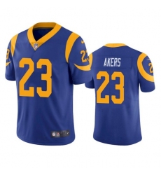 Nike Los Angeles Rams 23 Cam Akers Royal Blue Alternate Men Stitched NFL Vapor Untouchable Limited Jersey