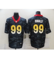 Nike Los Angeles Rams 99 Aaron Donald Black Camo Limited Jersey