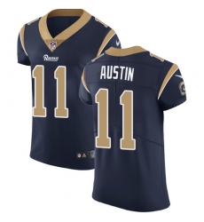 Nike Rams #11 Tavon Austin Navy Blue Team Color Mens Stitched NFL Vapor Untouchable Elite Jersey
