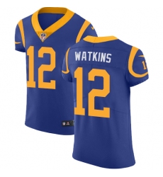 Nike Rams #12 Sammy Watkins Royal Blue Alternate Mens Stitched NFL Vapor Untouchable Elite Jersey