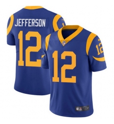 Nike Rams 12 Van Jefferson Royal Blue Alternate Men Stitched NFL Vapor Untouchable Limited Jersey