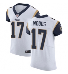 Nike Rams #17 Robert Woods White Mens Stitched NFL Vapor Untouchable Elite Jersey