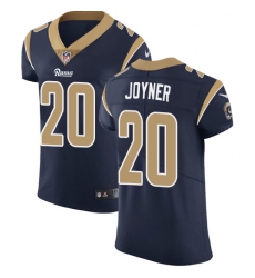 Nike Rams #20 Lamarcus Joyner Navy Blue Team Color Mens Stitched NFL Vapor Untouchable Elite Jersey