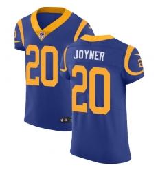 Nike Rams #20 Lamarcus Joyner Royal Blue Alternate Mens Stitched NFL Vapor Untouchable Elite Jersey