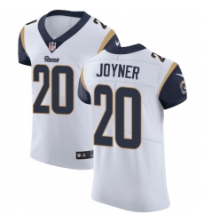 Nike Rams #20 Lamarcus Joyner White Mens Stitched NFL Vapor Untouchable Elite Jersey